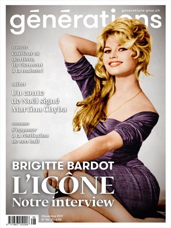 Couverture du magazine Générations