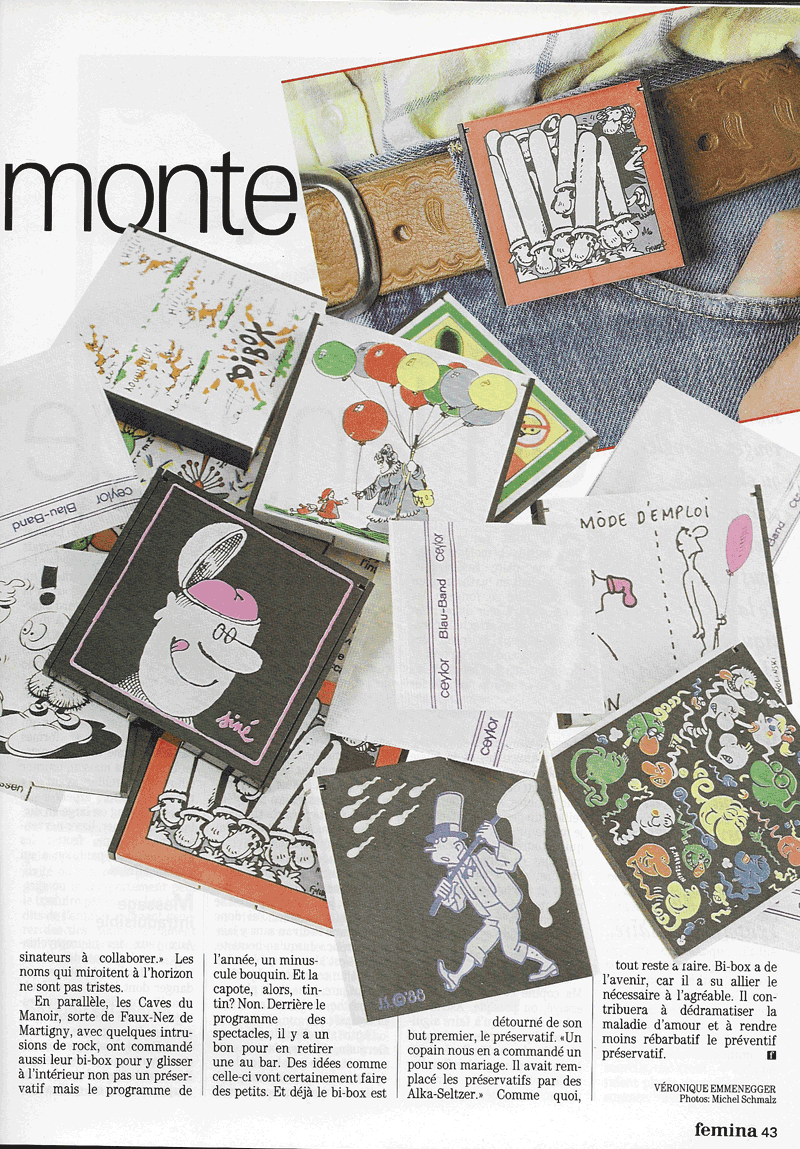 Article sur la boîte à préservatifs Bi-Box