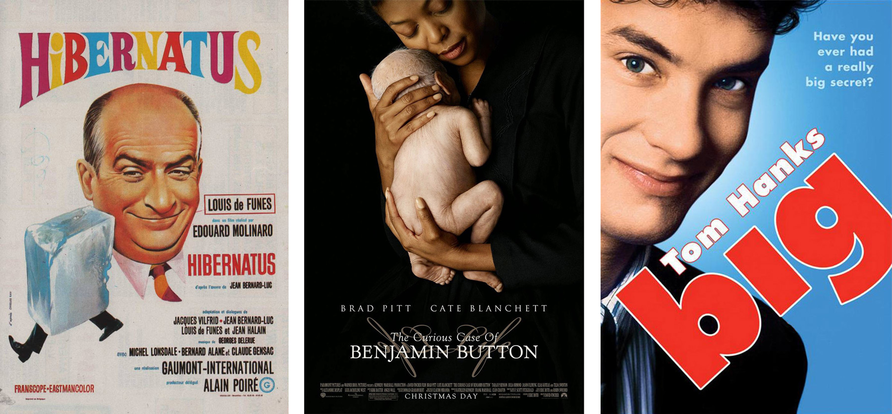 Trois affiches de film