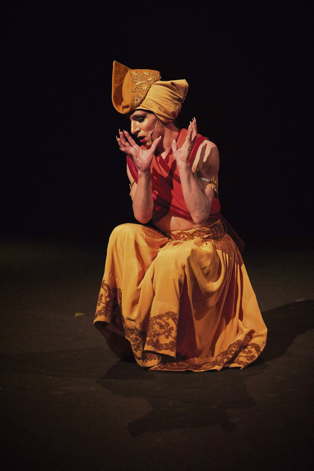 Un personnage du spectacle de François Chaignaud