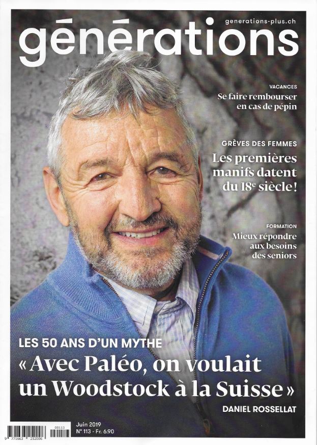 Couverture du magazine Générations, juin 2019