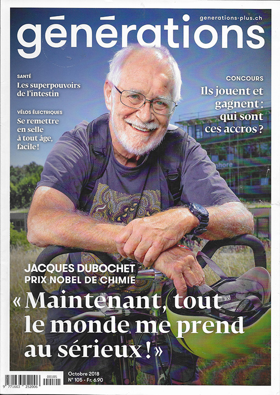 Couverture du magazine Générations, juin 2019