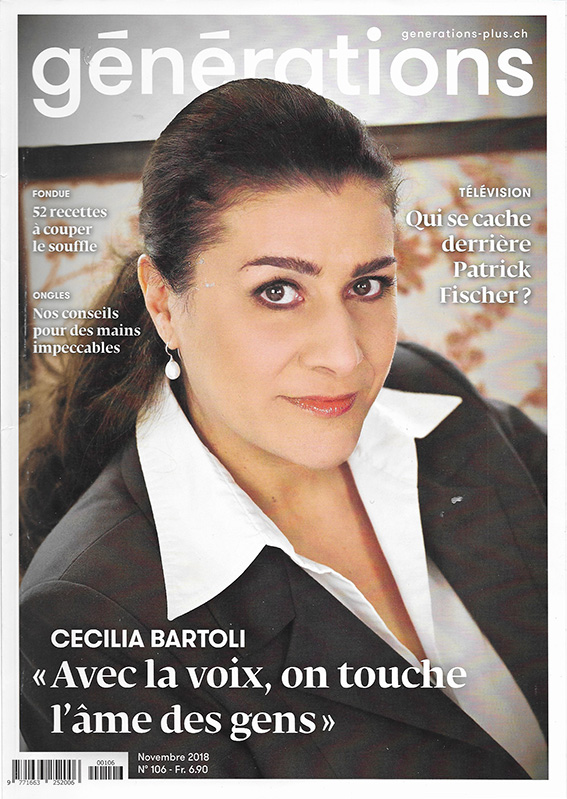 Couverture du magazine Générations, juin 2019