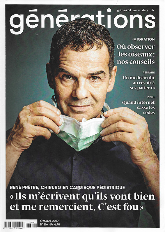 Couverture du magazine Générations, juin 2019