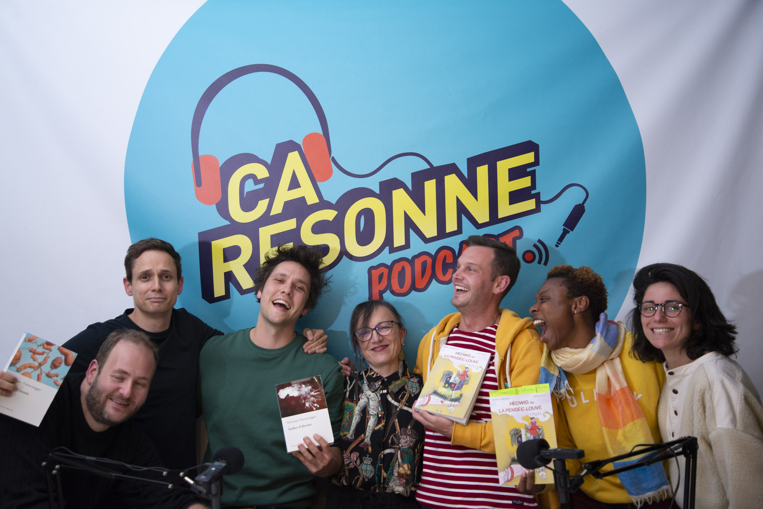 l'équipe du podcast «Ça résonne»